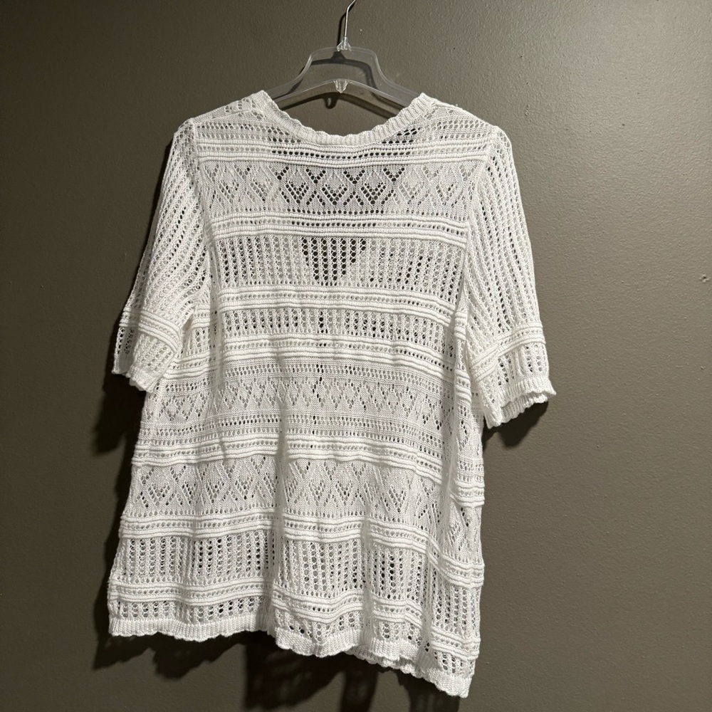 Catherines Crotchet One Button A Closure Sweater … - image 7